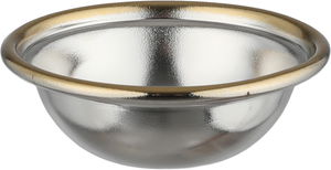 طقم تقديم تمرية اوتار استيل سيف بلص، 5 قطع، 26x16x2 سم - فضي ذهبي product image 2