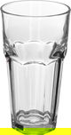 Al Saif Gallery glass water cups set, ribbed, 6 pieces - transparent product image 2
