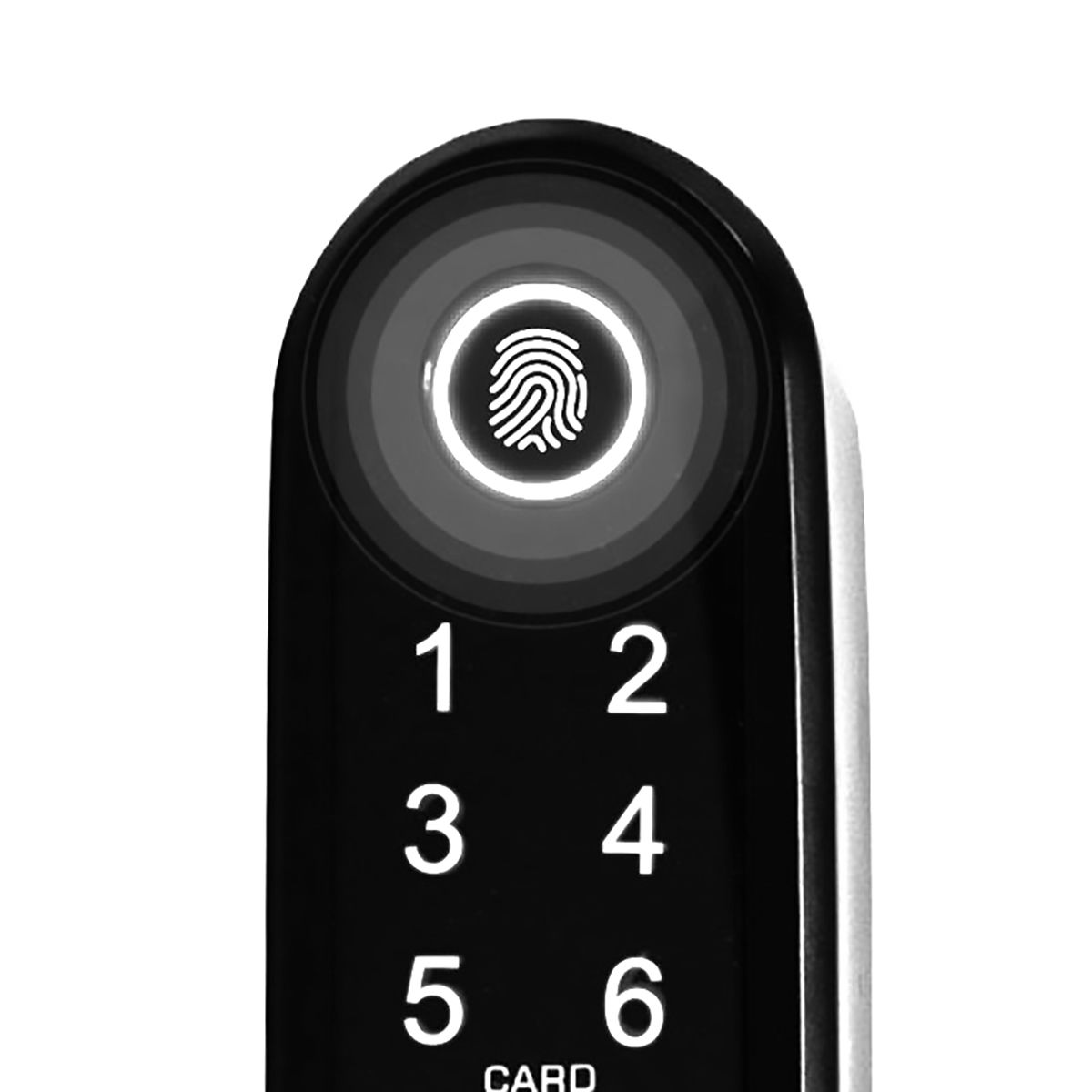 Hume Electronic Door Lock, 24x7 cm, Bluetooth - Black product image 5