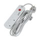 Al Saif Gallery Electrical Distributor, 3 Outlets, 5 Meters Length - White product image 1