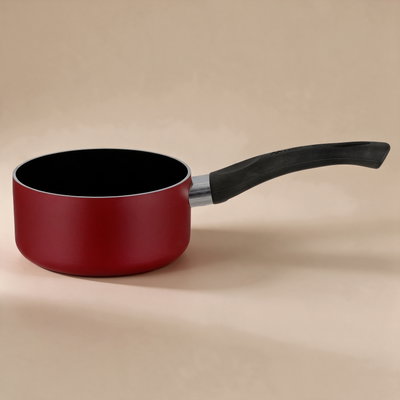 كسرولة تيفلون مستر كوك، 16 سم، يد اسود - احمر product image 1