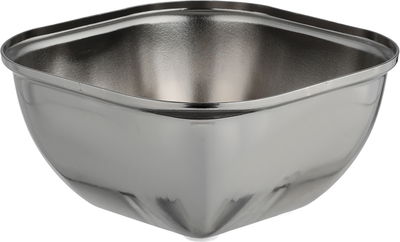Al Saif Gallery Date tray with stainless steel lid, 13x13x12.5 cm, round - silver product image 3