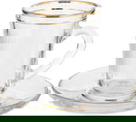 طقم تقديم شاي زجاج السيف غاليري، 26 قطع - شفاف ابيض product image 2