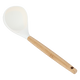 Al Saif Gallery Silicone Soup Ladle, Wooden Handle - Beige product image 1