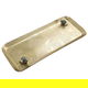 Al Saif Gallery Steel Sweet Serving Plate, 4×15×37 cm, Rectangle - Gold product image 2