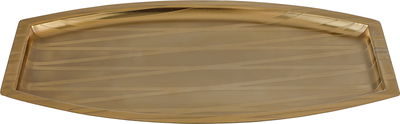 صينية تقديم استيل السيف غاليري، 43x28x1 سم - ذهبي product image 1