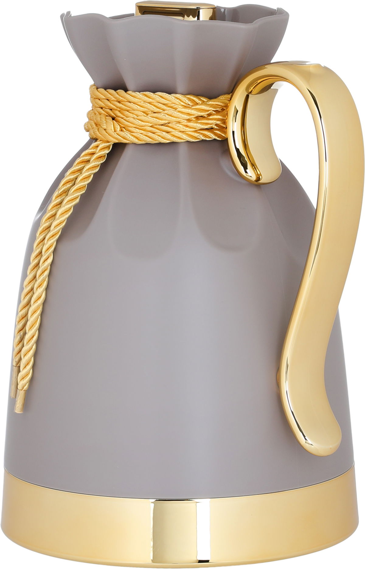 Everest Balqis Thermos, 1 liter, thermal glass inner shell, plastic outer shell - golden gray product image 2