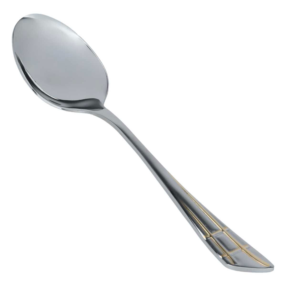 Al Saif Gallery Steel Eating Spoon Set, 6 Pieces - Silver product image