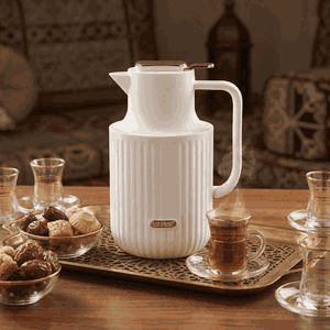 Timeless Laura Pro Thermos, 1.5 liters, thermal glass inner shell, plastic outer shell - beige product image 2