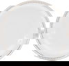 Alsaif Gallery Porcelain Dinner Set, 166 Pieces, Gold-White Rim product image 24