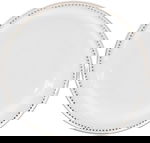 Alsaif Gallery Porcelain Dinner Set, 166 Pieces, Gold-White Rim product image 24