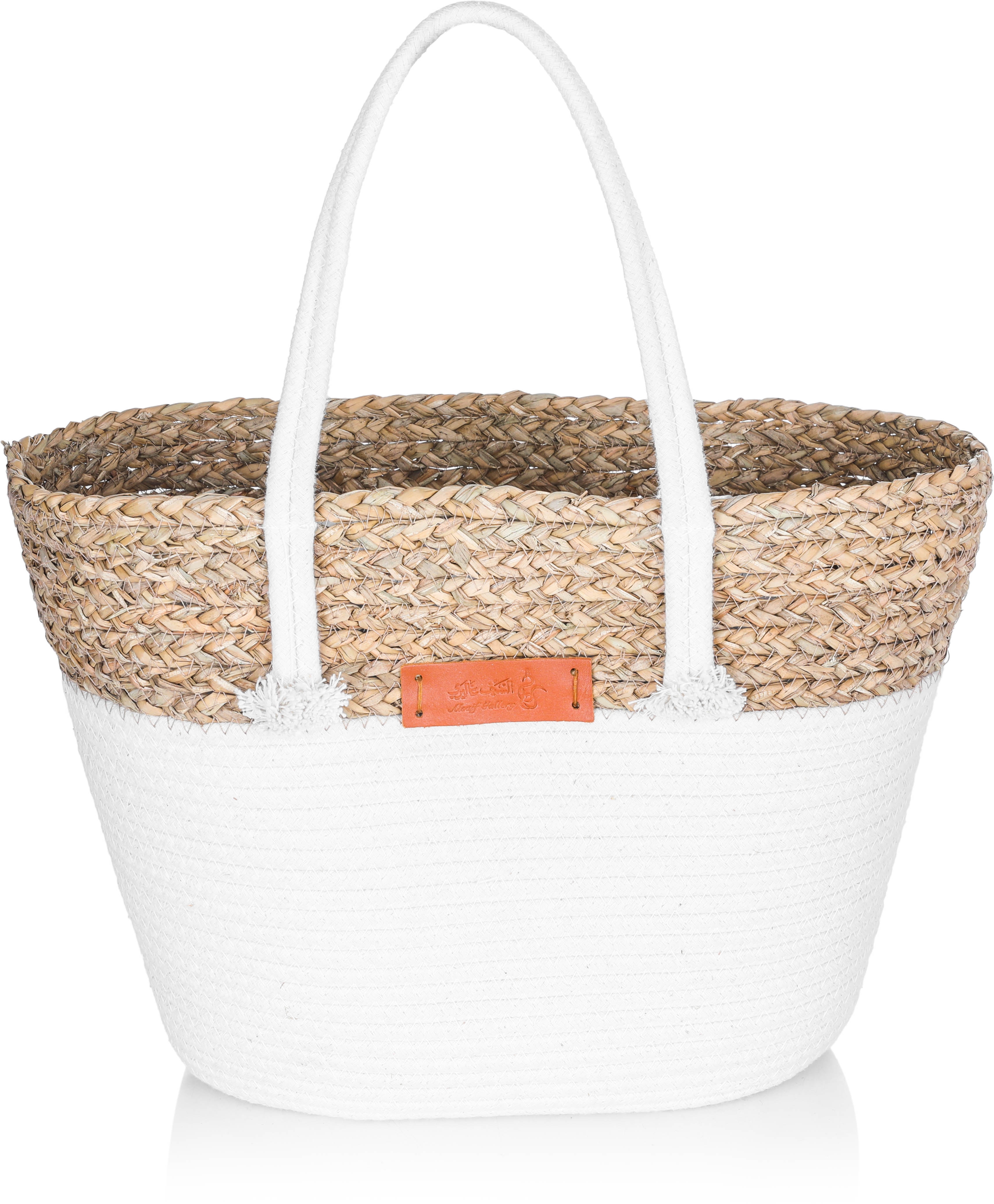 Al Saif Gallery wicker thermos bag, 46 x 30 cm - beige product image