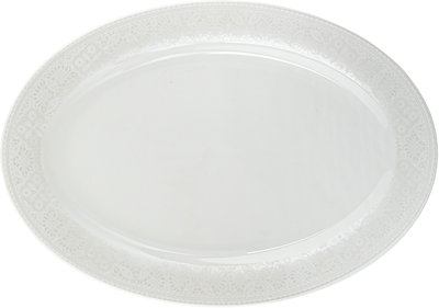 طقم سفرة بورسلان السيف غاليري، 44 قطعة، حواف مزخرفة - ابيض product image 13