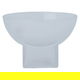 حامل شمع زجاج السيف غاليري، 14×14×9 سم، دائري - شفاف product image 1