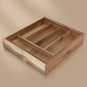 صندوق تنظيم خيزران السيف غاليري، 5 خانات - خشبي product image