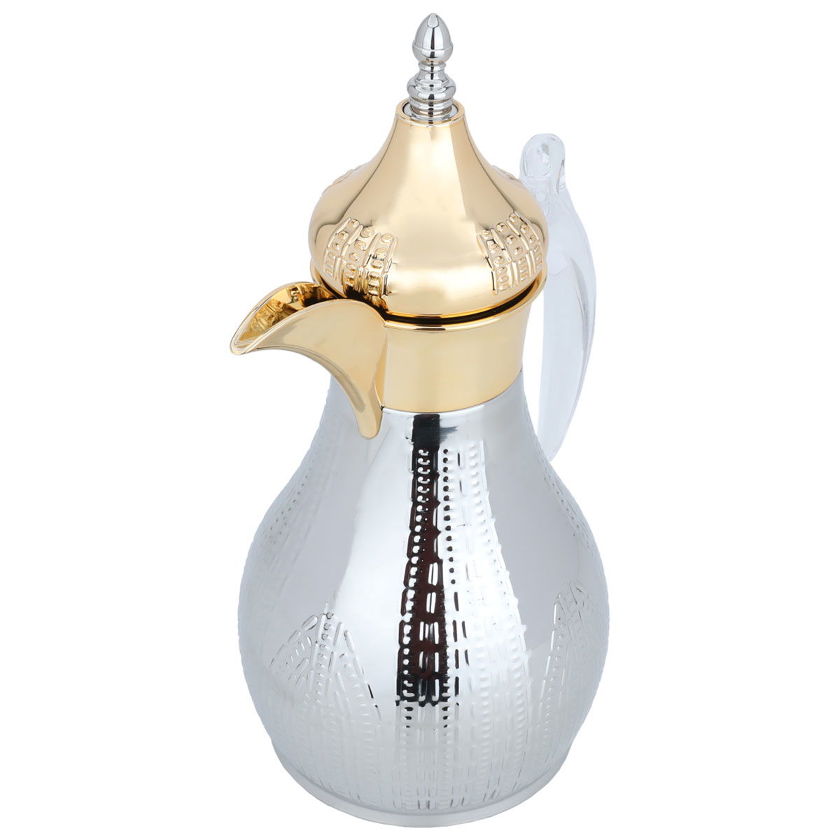Al Saif Gallery Haila Thermos, 1.2 liters, steel inner case, steel outer case - silver product image 2