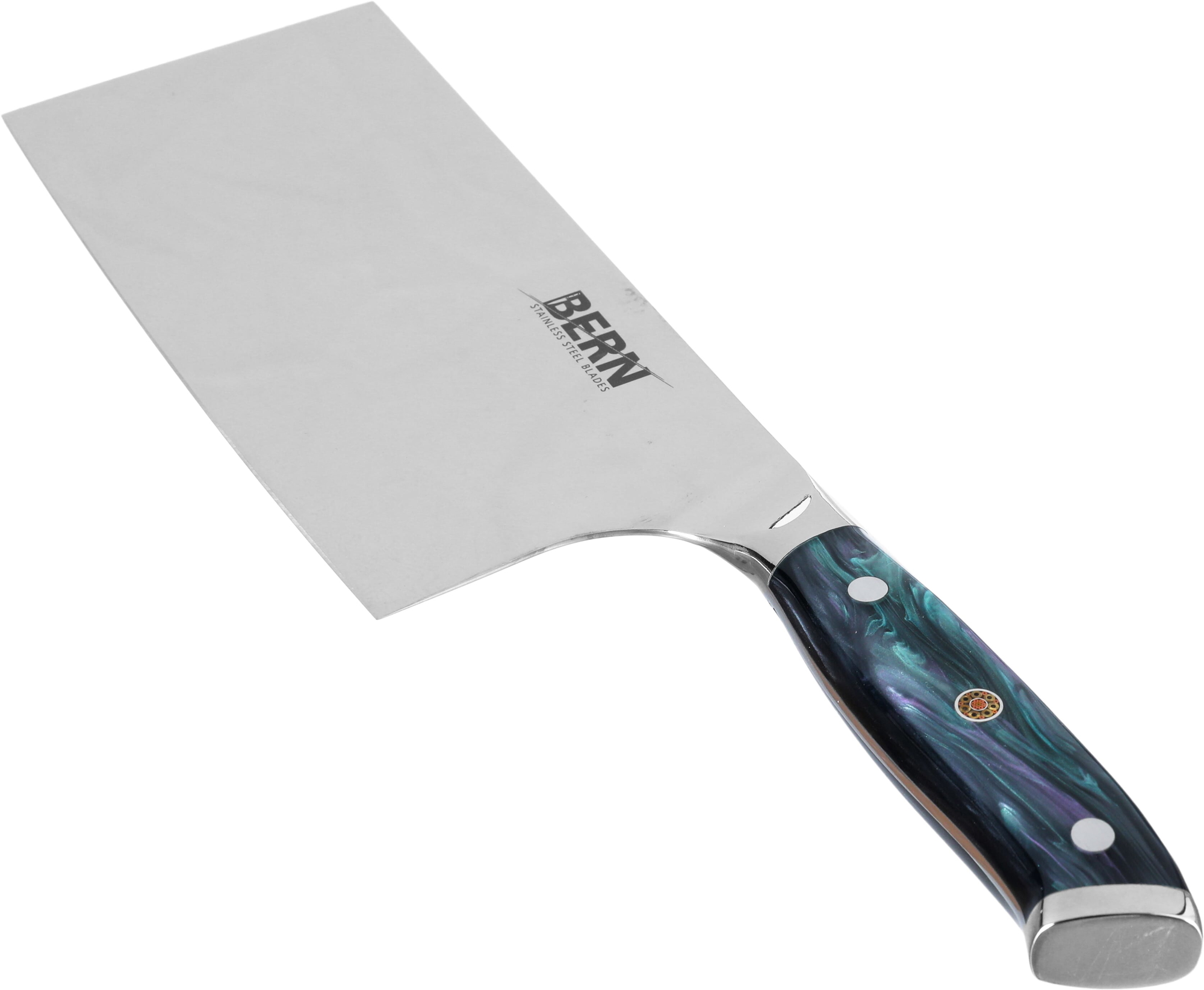 Al Saif Gallery Steel Cleaver, 7 inches - Black Wooden product image