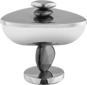 ستاند تقديم ستانلس استيل السيف غاليري، 14×11×12  سم - فضي اسود product image