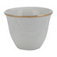 Al Saif Gallery porcelain Arabic coffee cups set, 12 pieces - white and golden product image 2