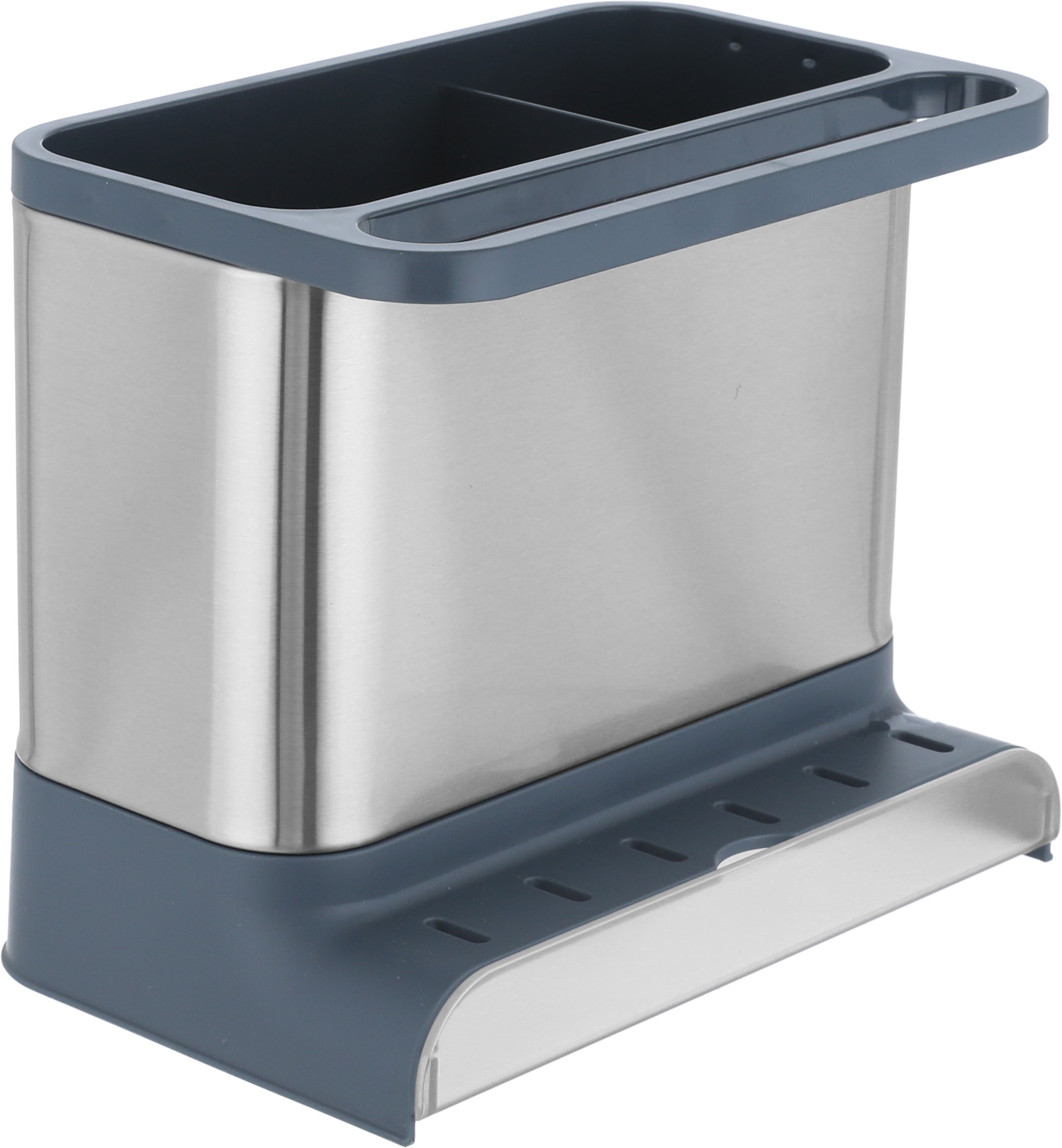 AlSaif Gallery Stainless Steel Kitchen Utensil Holder, 15.4x11.4x18 cm - Silver Grey product image 2