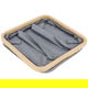 Al Saif Gallery Fabric Storage Basket, 13x13x20 cm, Foldable, Square - Gray product image 2