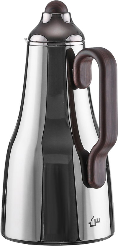 Al Saif Gallery Abq Thermos Set, 1/0.7 L, Glass Inner Material, Tufriya - Transparent Black product image 8