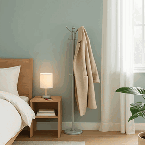 Metal Modern Clothes Hanger, 173 X 46 Cm - Silver product image