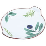 Porcelain dessert plate in the hands of Al Saif Gallery, 23 x 23 x 3 cm, round, fruit pattern - white product image 1