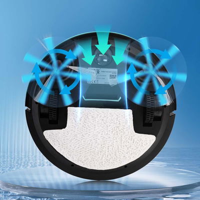 مكنسة وينينج ستار روبوت، 16 واط، 350 مل، 3 اوضاع تنظيف، ريموت كنترول، ST-9799 - اسود product image 4