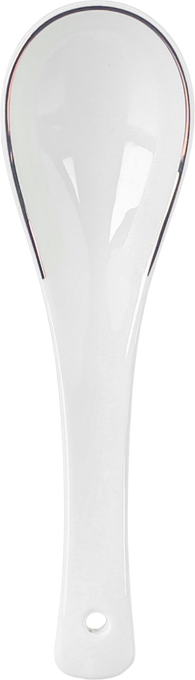 طقم تقديم سفرة بورسلان السيف غاليري، 86 قطعة - أبيض ذهبي product image 12