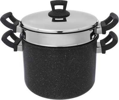 قدر جرانيت هاشفير، 24 سم - رمادي product image 2