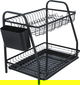 ستاند تجفيف صحون استيل السيف غاليري، 37.2x28.2x48.3 سم، 2 دور - اسود product image 2
