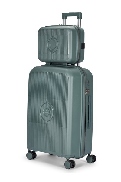 طقم شنط سفر بولي بروبيلين ليمرا، 4 مقاسات، 4 عجلات، بزاوية 360 درجة، LMA-PP530 - تركواز product image 2