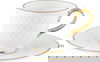 طقم سفرة بورسلان السيف غاليري، 66 قطعة - ابيض product image 6