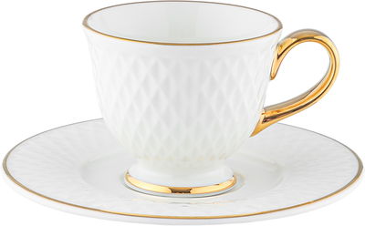طقم سفرة بورسلان السيف غاليري، 66 قطعة - ابيض product image 6