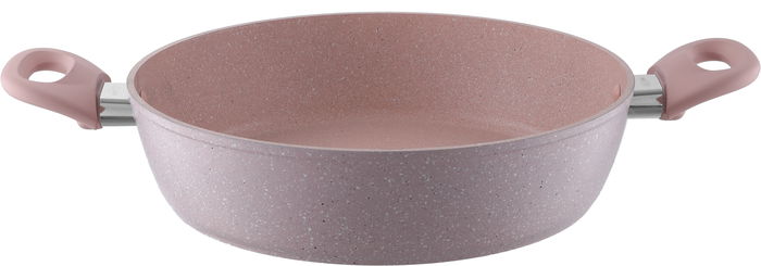 Rocky Granite Cookware Set with Glass Lid, 9 Pieces - Pink product image 4