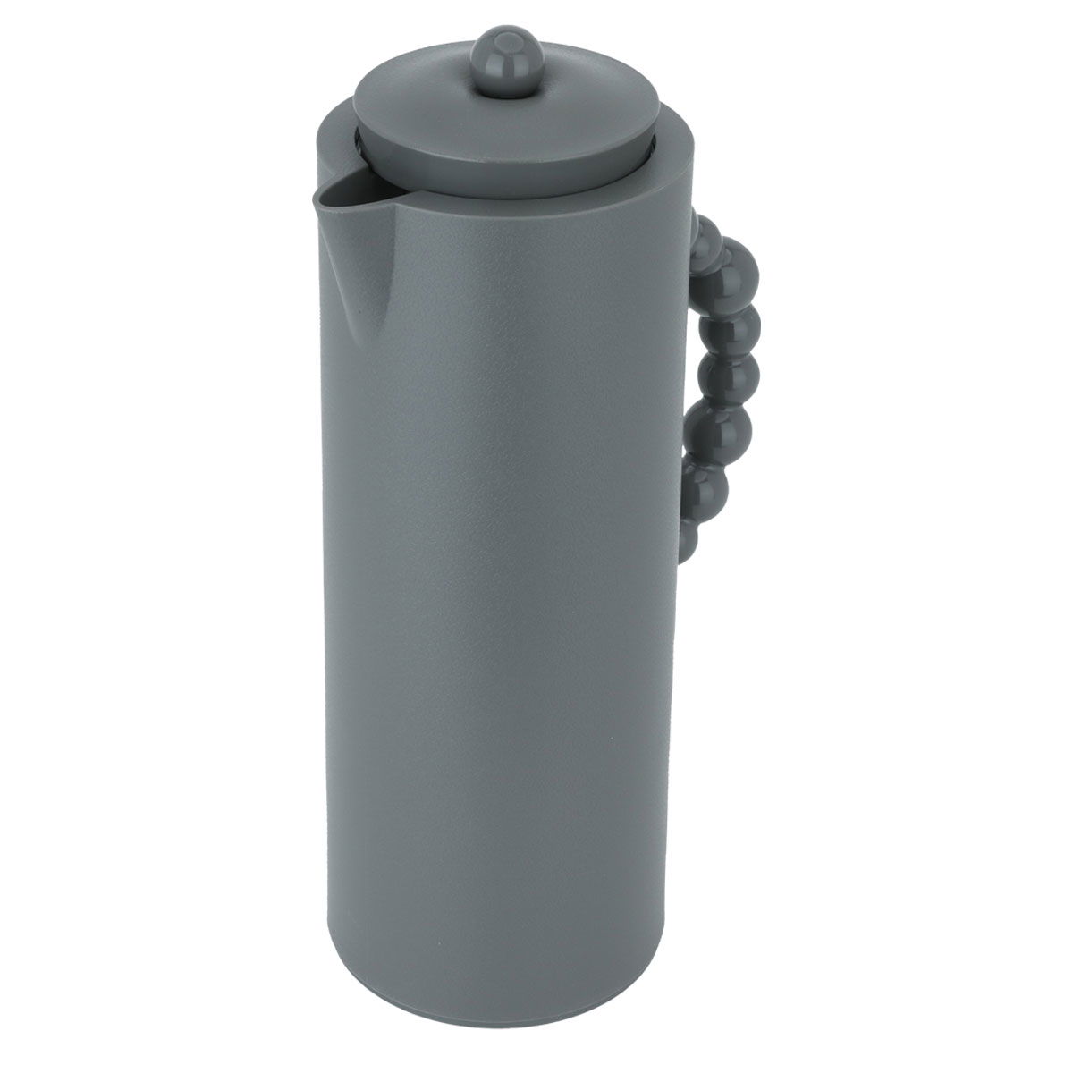 Al Saif Gallery Royal 7 glass thermos, 1 liter, glass inner container, plastic outer shell - gray product image 2