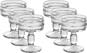 Al Saif Gallery Glass Serving Set, 6 Pieces, Round, Base - Clear product image