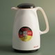 Rotpunkt Thermos, 0.5 liters, glass interior - black beige product image 1