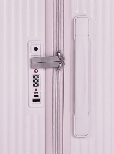 شنطة سفر بولي كربونات ليمرا، 20 بوصة، 4 عجلات، حركة بزاوية 360 درجة، PC1217-3 - وردي product image 4