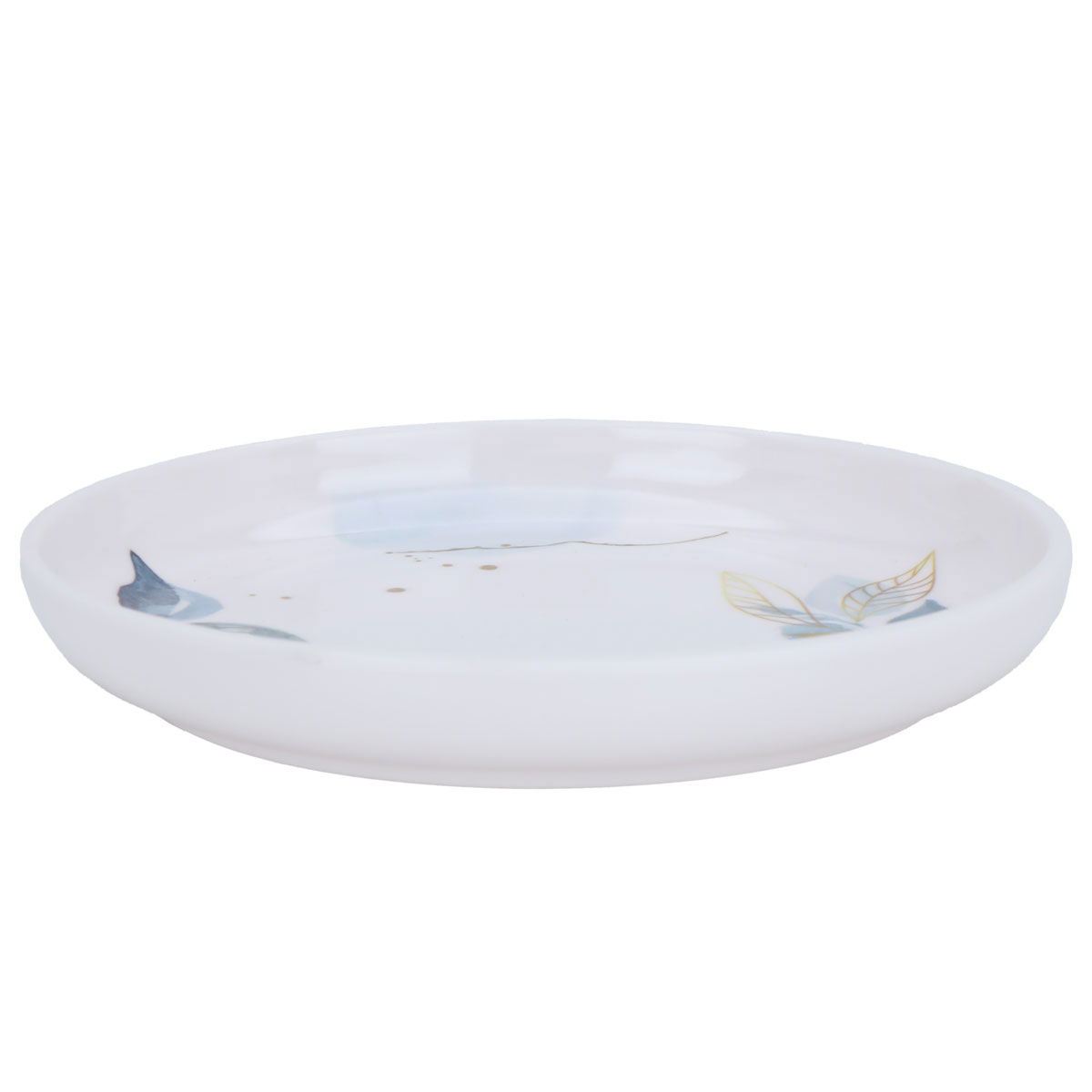 صينية تقديم بلاستيك السيف غاليري، 15×15×2.3 سم، دائري - أبيض product image 1