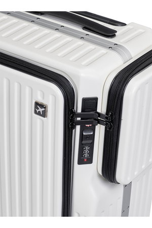 Limra BT-57 Polycarbonate Suitcase, 20 inches, 4 Wheels - White product image 2