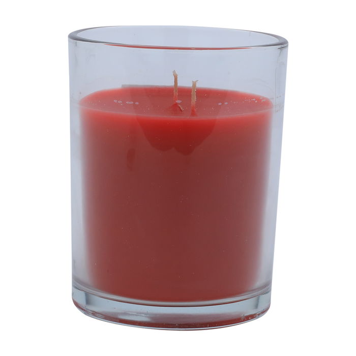 Al Saif Gallery Candle in plastic cup, raspberry scent - red product image 2