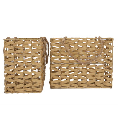 Al Saif Gallery Wicker Basket Set, 2 Pieces - Brown product image 1
