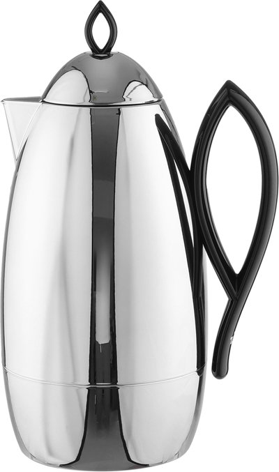 Al Saif Gallery Al Ola Thermos Set, 21 Pieces, with Tray, Tea & Coffee Cups - Silver Black product image 6