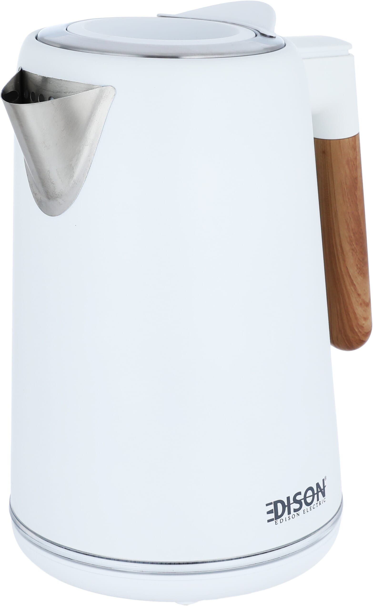 Edison WK-2020  Electric Kettle Steel, 1.7 Liter, 2200 Watt - White product image 2