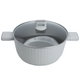 طقم قدور جرانيت روبوست، 9 قطع، بغطاء زجاج - بيج product image 2