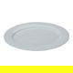 Al Saif Gallery porcelain serving plate, 10 inches, flat oval - white product image 2