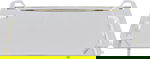 Al Saif Gallery Stainless Steel Serving Tray, 40 x 28 x 2.5 cm, Rectangular - Silver product image 1