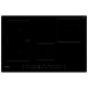 Ariston As1577Cne Electric Ceramic Hob, 4 Burners, 9 Heat Levels, 7200W, 77Cm- Black product image 1